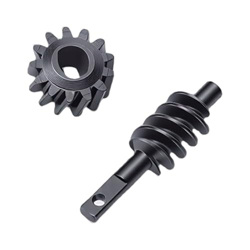 Fockety RC Steel Axle Differentials Gear, Gear Set for SCX30 1/30 RC Crawler Car 2T 13T Front and Rear Overdrive Differential