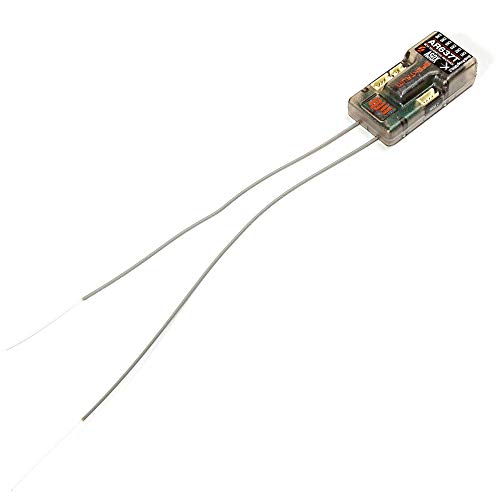 Spektrum AR637T DSMX 6-Channel AS3X Telemetry Receiver, SPMAR637T Silver Large