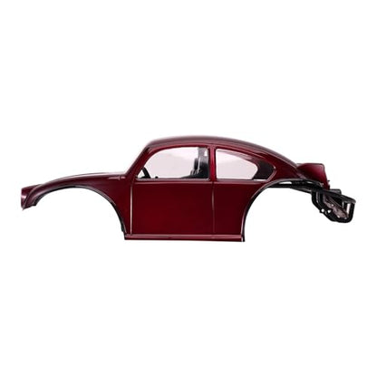 INJORA BUG18 Body with Interior for 1/18 TRX4M Universal LCG Chassis（Burgundy） - color: Burgundy