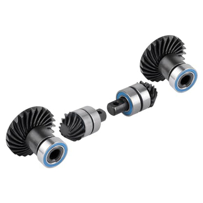 Steel 12T/24T Pinion Gear Differential Helical Gear Set Front Rear Axle Gears for TRX4M Bronco Defender K10 F-150 High Trail Upgrades 1/18 RC Crawler