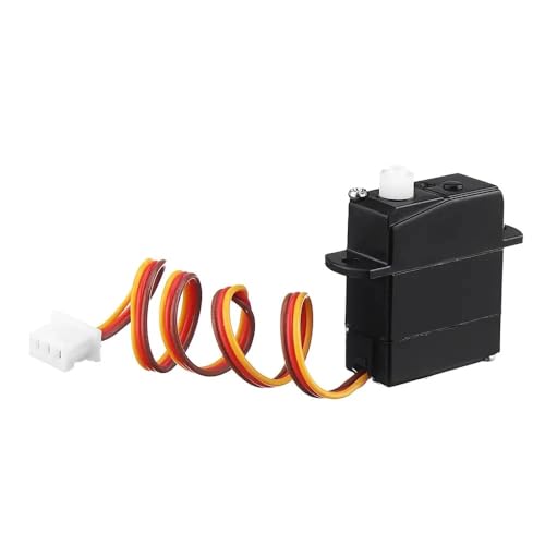 1.7g Micro Servo with Plastic Gears & Mini JST Plúg, High-Speed Steering Servo for Mini 4WD RC Car Part & DIY