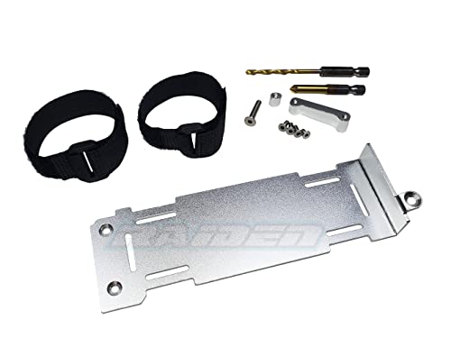 Aluminium Alloy Extend 4S 3S 2S Battery Holder Tray Plate for Traxxas Rustler 4wd VXL 4X4 (V2 Long Chassis)
