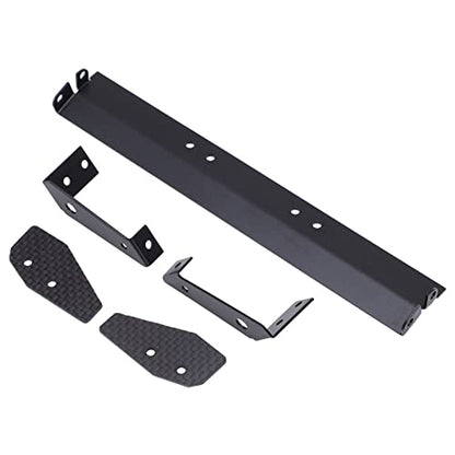 RiToEasysports RC Rear Wing, Aluminum Alloy and Carbon Fiber Tail Spoiler with Adjustable Angle for 1/10 Remote Control Car, High Strength, Improved Aerodynamics, Downforce and Stability