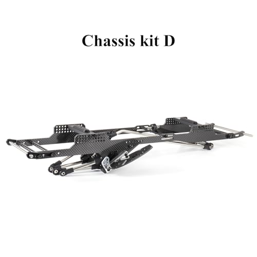 1/10 LCG Chassis Performance RC Crawler Carbon Chassis Frame for Axial AR44 SCX10 II Capra Vanquish F10 Axle (Link Set) - size: Link Set