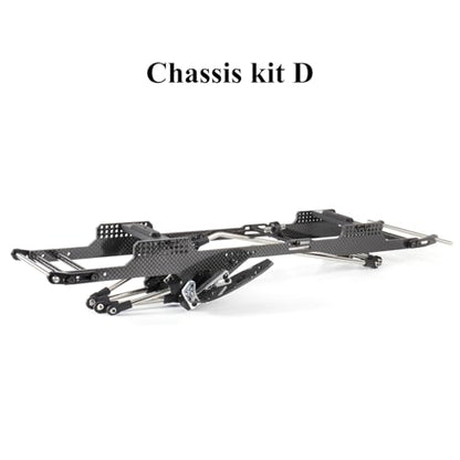 1/10 LCG Chassis Performance RC Crawler Carbon Chassis Frame for Axial AR44 SCX10 II Capra Vanquish F10 Axle (Link Set) - size: Link Set