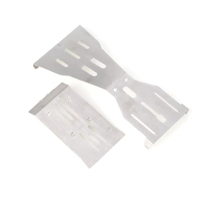 LCX Racing 1/10 RC Crawler Car Stainless Steel Chassis Guard Skid Plate Guard Armor for RC Truck Arrma Fury, Upgrades Parts Accessories