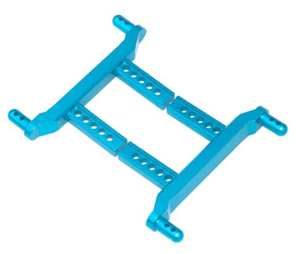 Body Post Compatible with SCY 16101 16102 16103 1/16 Parts RC Car F/R Body Pillars Front Rear Aluminum Alloy Upgrade Replace(Blue) - color: Blue