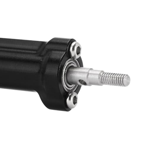INJORA Rear Axle - +4mm Extended CNC Aluminum Axle for TRX4M Upgrade 1/18 RC Crawler Car - size: Rear