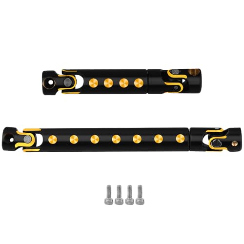 1/24 CNC Black Coating Brass Center Drive Shaft for Axial SCX24 RC Crawler Upgrade Parts (Gladiator AXI00005)