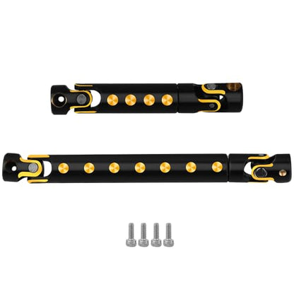 1/24 CNC Black Coating Brass Center Drive Shaft for Axial SCX24 RC Crawler Upgrade Parts (Gladiator AXI00005)
