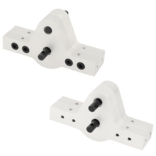 CNC Aluminum D90 Transfer Case Gearbox for 1/10 RC Car Crawler RC4WD Defender 90 TF2 Axial SCX10 Chassis Upgrade Parts (Silver) - color: Silver