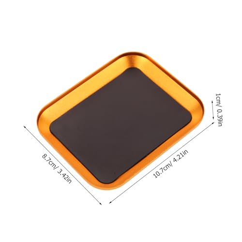 Outanaya Aluminum Alloy Screw Tray for Rc Repair Tools Parts Storage Bowl for Model Airplanes Cars Durable Easy for Efficient Maintenance