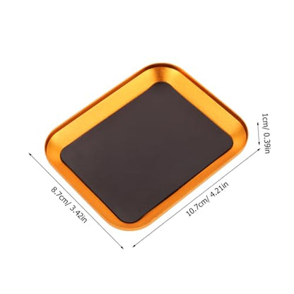 Outanaya Aluminum Alloy Screw Tray for Rc Repair Tools Parts Storage Bowl for Model Airplanes Cars Durable Easy for Efficient Maintenance