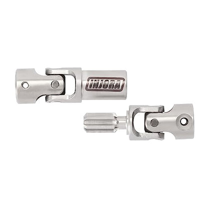 INJORA Stainless Steel D-Shaped Hole Drive Shaft for SCX24 Deadbolt GX470