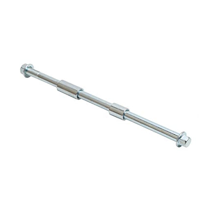 Mokuo 10mm 235mm Front Rear Axle with Bushing 6mm 20mm 32mm Fit for Motorcycle Pit Dirt Bike Moped Scooter QUAD ATV Mini Bike Parts - size: 10-235