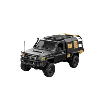 1/12 RC Crawler MN-82S LC79, 2.4GHz RC Truck 4x4 with LED, Hobby Grade RTF Toy Vehicle Gifts(Black) - color: Black
