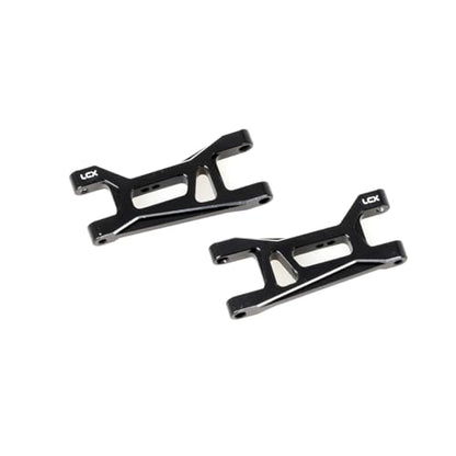 LCX Racing RC Car CNC Machined Aluminum Front Rear Suspension Arm Set for RC Truck LOSI 1/24 Micro-B Buggy, Upgrades Parts Accessories (Front)