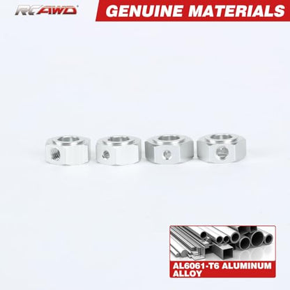 RCAWD Baja Rey Wheel Hex Hub for Losi 1/10 Baja Rey 4WD 1/10 Hammer Rey U4 Rock Racer Upgrades Part