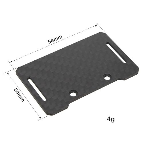 MEUS RACING Carbon Fiber Battery Tray for Traxxas TRX4M Defender Bronco K10 F150 1/18 RC Crawler Car Upgrades