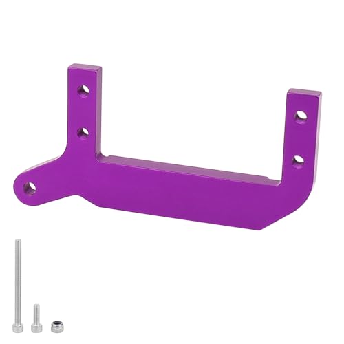 Aluminum TRX4 Stock Axle Servo Mount, SOA Mount 4-Link Suspension for TRX-4 1/10 RC Crawler Metal Upgrades (Purple) - color: Purple