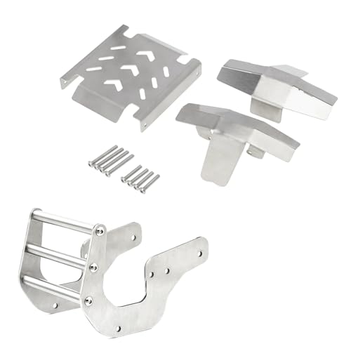 RC Car Toys For Losi For LMT 4WD Metal Front Bumper And Underbody Protection Plate Axle Protector Solid Axle Monster Truck RC Parts Accessories