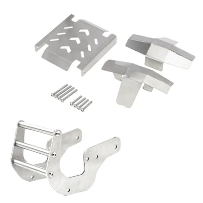 RC Car Toys For Losi For LMT 4WD Metal Front Bumper And Underbody Protection Plate Axle Protector Solid Axle Monster Truck RC Parts Accessories