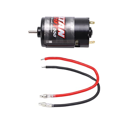 Alomejor 550 Brushed Motor with 320A ESC Set Car Copper Windings Strong Magnet, Bidirectional Bearings for RC Rock Crawler (29T) - size: 29T