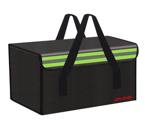 14.2"x7.9"x7.9" Ebike Battery Safe Bag Fireproof Charging Bag Large Capatity for Lipo Battery Pack Storage Charging Transport, Home Office Travel Fireproof Safe Storage Pouch - size: 360*200*200mm
