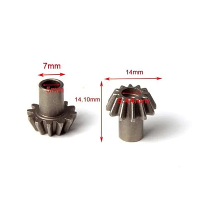 Heavy-Duty Metal Differential Gear Set 30T Ring 12T Pinion for WL 144001 124019 144010 1/12 1/14 RC Car Upgrade Parts