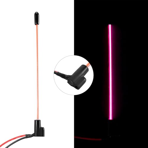 INJORA LED Whip Light Bottom Fixed for 1/18 1/24 RC (Pinkish Purple) - color: Pinkish Purple
