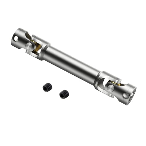 62-82mm Metal CVD Drive Shaft 1Pcs Fit 1/14 Tamiya RC Tractor Crawler Trailer Upgrade - style: 62-82mm