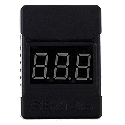 Replacement Part For RC Drone Voltage Checker Alarm LED Display For 1-8 Cells Lipo LiFe Battery