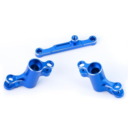 Aluminum Alloy Bellcrank Assembly with Drag Link Upgraded Parts for 1/16 Mini Maxx/Mini XRT,Replace#10743 (Blue) - color: Blue