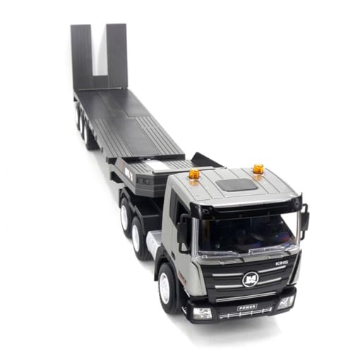1/18 Scale RC Flatbed Trailer Model, 2.4G 9CH Remote Control Semi Truck, Ideal Christmas or Birthdays Gifts. (RTR Version)