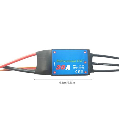 ESC Brushless 20A/30A/40A/50A/60A/80A Bidirectional Power Output Remote Control Vehicle ESC Electronic Speed Controller