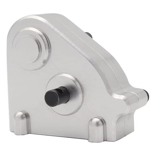 RC Cars Crawler Parts Compatible with MN86 MN86S MN86K MN86KS for MN G500 Metal Transmission Gearbox Transfer Case 1/12 RC Crawler Car Upgrade Parts(Silver) - color: Silver