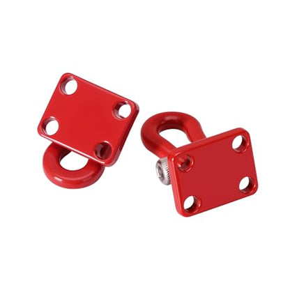 INJORA Metal Tow Hook for SCX24 TRX4M 1/24 1/18 RC Crawlers, 4pcs