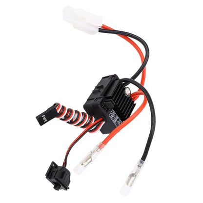 60A Brushed ESC Speed Controller, Water Proof Dust Proof Electronic Speed Controller for 1/10 RC Cars Boats