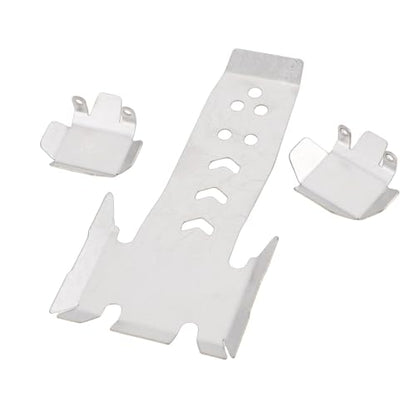 RC Chassis Armor Set Fit for VS4-10 Phoenix 1/10 RC Crawler Upgrades Parts with RC Front Rear Axle Protector Skid Plate