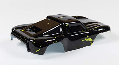 SummitLink Compatible Custom Body Muddy Green Over Black Replacement for 1/16 Scale RC Car or Truck (Truck not Included) SSMN-BG-02