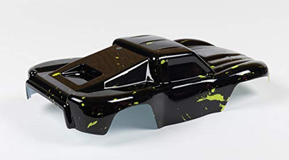 SummitLink Compatible Custom Body Muddy Green Over Black Replacement for 1/16 Scale RC Car or Truck (Truck not Included) SSMN-BG-02