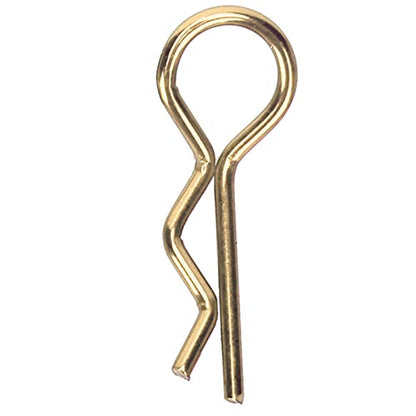 Qiilu Durable RC Body Clips for 1/5 1/6 /8 /10 RC Car - 10Pcs Metal Shell Clip Pins, Teardropshaped Pull Tabs (Gold) - color: Gold