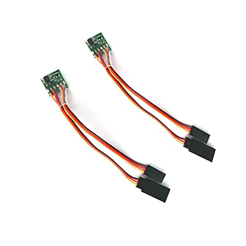 DEVMO 2Pack Universal RC Servo Signal Reverser Rotation Inverter for Aircraft Airplane Steering Gear