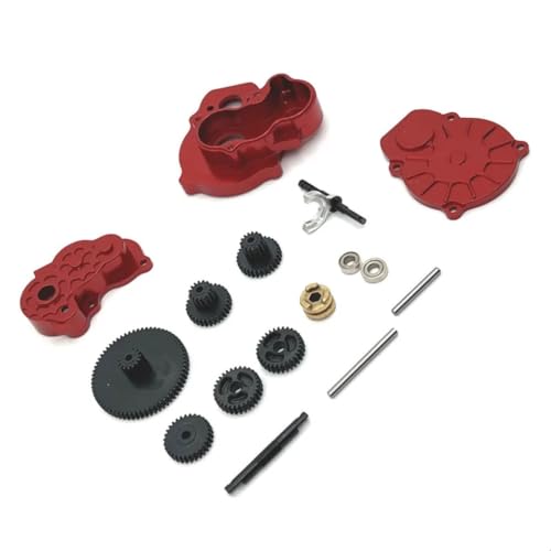 Metal Upgrade Dual Speed Gearbox Gear Set Hardened Iron for FMS 1/24 FCX24 XQ FCX18 for K5 RC Car