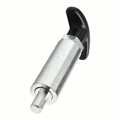 Handle Locking Spring Loaded Pull Pin /Pop Pin Shank,Steel Tire Carrier Pin Handle Knob Round Nut (1Pack, 2/5" Diameter) - color: 1Pack, size: 2/5" Diameter