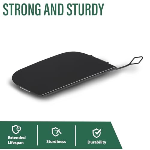 LQI Rear Bumper Tow Hook Cover Cap Primed Black | Fit Benz W222 S-Class S400 S450 S500 S550 S550e S560 S600 2014-2019, Not Fit Cars With AMG/Sport Package 2228850424 - size: Rear | Fit Benz W222 S-Class 2014-2019