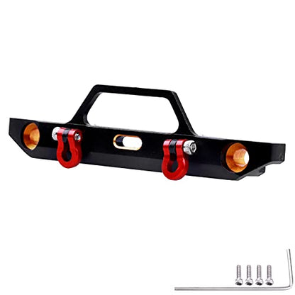 for SCX24 Front Bumper Aluminum Compatible with Axial SCX24 Deadbolt 90081 1/24 RC Crawler Accessories