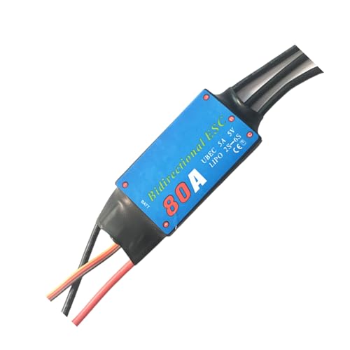 ESC Brushless 20A/30A/40A/50A/60A/80A Bidirectional Power Output Remote Control Vehicle ESC Electronic Speed Controller