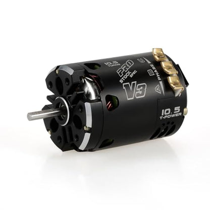 HUIOP 540 10.5T Brushless Motor, Rocket V3 540 10.5T Sensored Brushless SPEC Motor Black for 1/10 RC Racing Car Truck