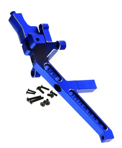 Aluminum Front Chassis Brace Upgrades Part for 1/8 Sledge 4WD #95076-4,Alloy Front Chassis Brace Hops up for Sledge Monster Truck RC Car #95076-4,Replace #9520, Navy Blue - color: Navy Blue